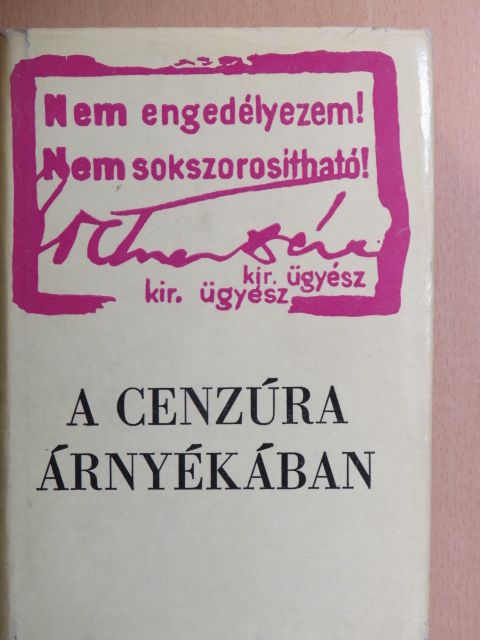 Bálint György - A cenzúra árnyékában [antikvár]