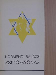 Körmendi Balázs - Zsidó gyónás [antikvár]