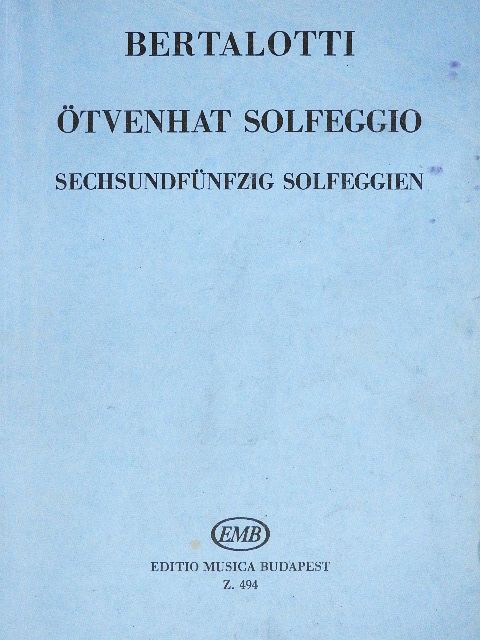 Bertalotti - Ötvenhat solfeggio [antikvár]