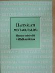 Használati mintaoltalom [antikvár]