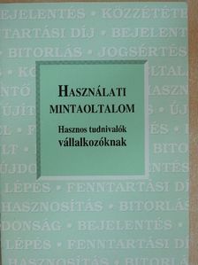 Használati mintaoltalom [antikvár]