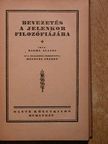 Riehl Alajos - Bevezetés a jelenkor filozófiájába [antikvár]