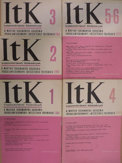Bata Imre - Irodalomtörténeti Közlemények 1984/1-6. [antikvár]