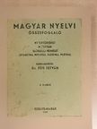 Magyar nyelvi összefoglaló [antikvár]
