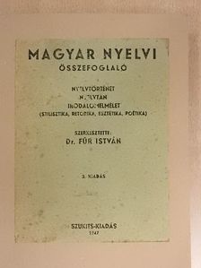 Magyar nyelvi összefoglaló [antikvár]