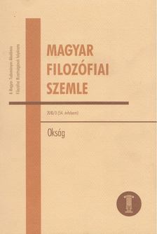 Schmal Dániel (szerk.) - Magyar Filozófiai Szemle 2010/3. [antikvár]