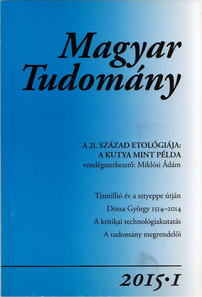 CSÁNYI VILMOS - Magyar tudomány 2015/1. [antikvár]