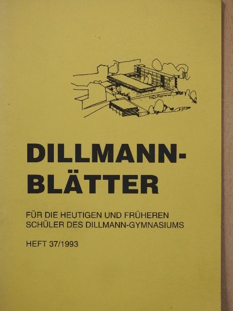 Dieter Schmidt - Dillmann-Blätter mai 1993. [antikvár]