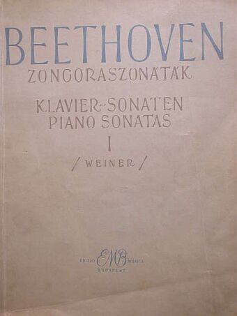 Beethoven - Zongoraszonáták I. [antikvár]