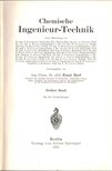 Ernst Berl - Chemische Ingenieur-Technik III. [antikvár]