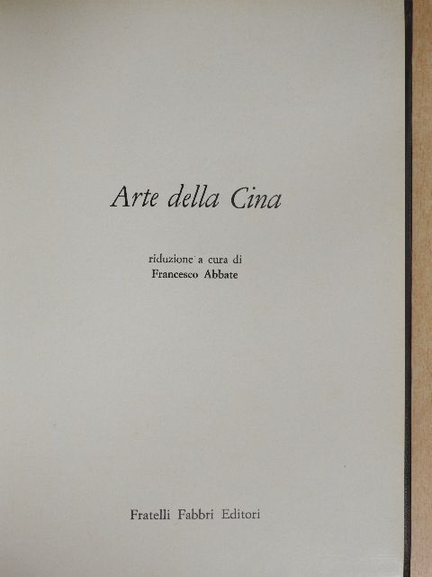 Arte della Cina [antikvár]