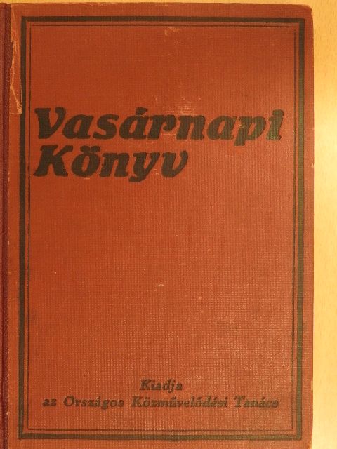 Vasárnapi Könyv 1925. január-december I-II. [antikvár]