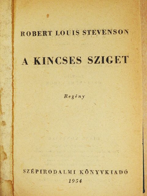 R. Stevenson - A kincses sziget [antikvár]