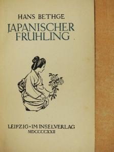Hans Bethge - Japanischer Frühling [antikvár]