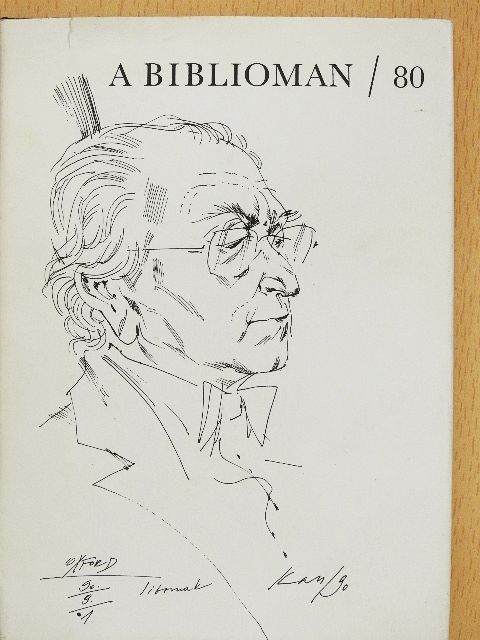 Vértessy Sándor - A biblioman/80 [antikvár]