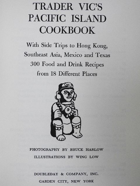 Trader Vic's Pacific Island Cookbook [antikvár]