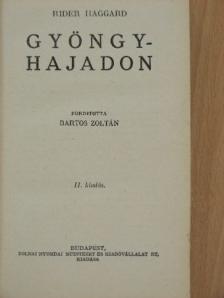 Rider Haggard - Gyöngyhajadon [antikvár]