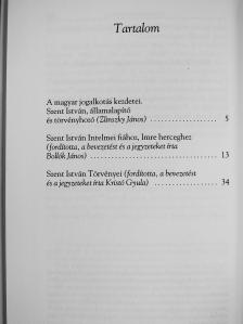 Zlinszky János - Szent István király Intelmei és Törvényei [antikvár]