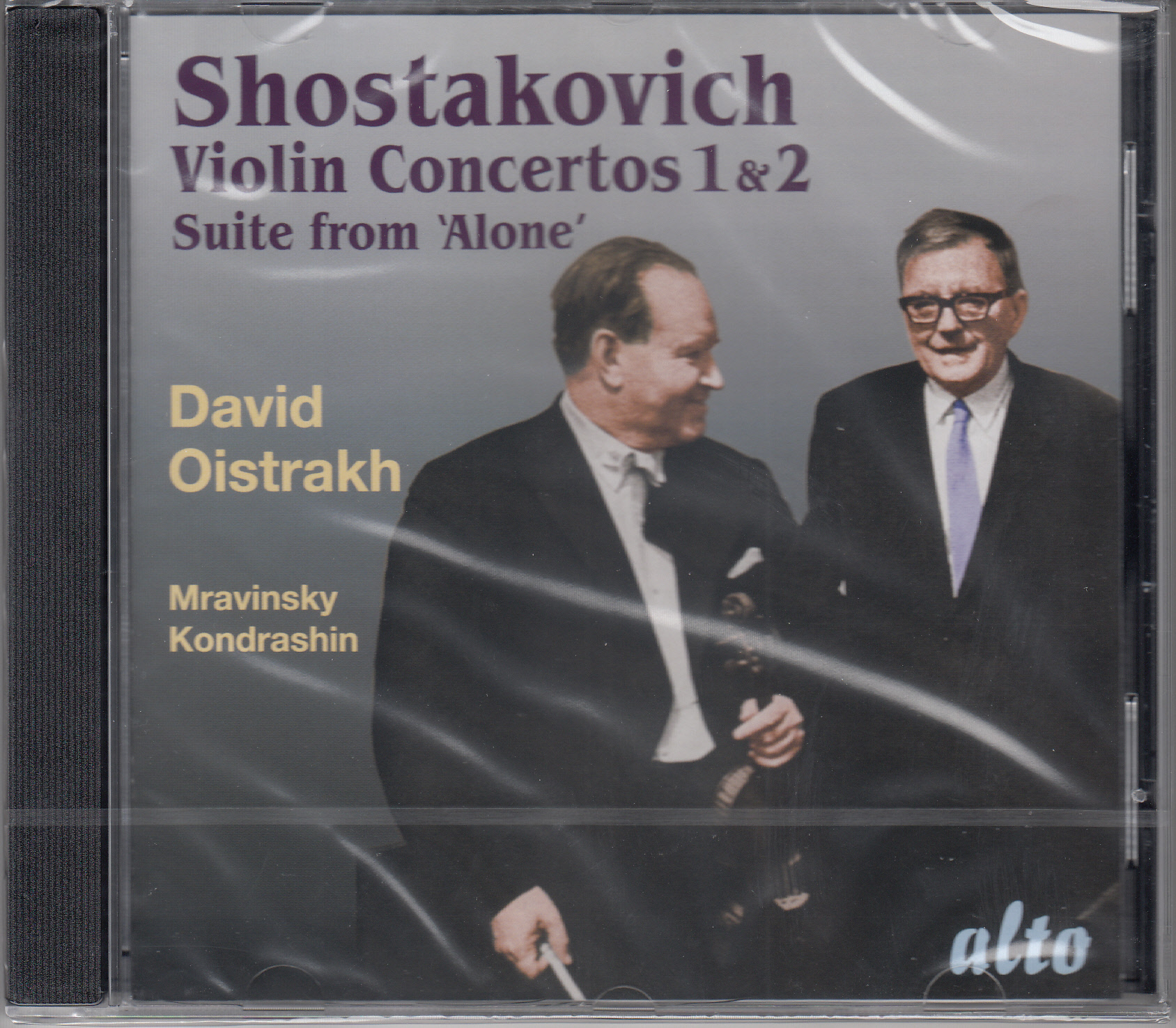 SHOSTAKOVICH - VIOLIN CONCERTOS 1 & 2 - SUITE FROM 'ALONE' CD OISTRAKH, KONDRASHIN