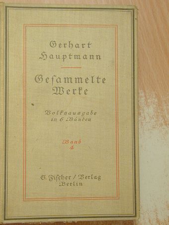 Gerhart Hauptmann - Gesammelte Werke IV. (gótbetűs) [antikvár]