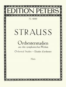STRAUSS RICHARD - ORCHESTERSTUDIEN AUS DEN SYMPHONISCHEN WERKEN HORN