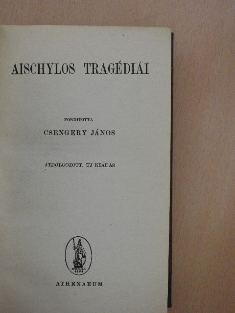 Aischylos - Aischylos tragédiái [antikvár]