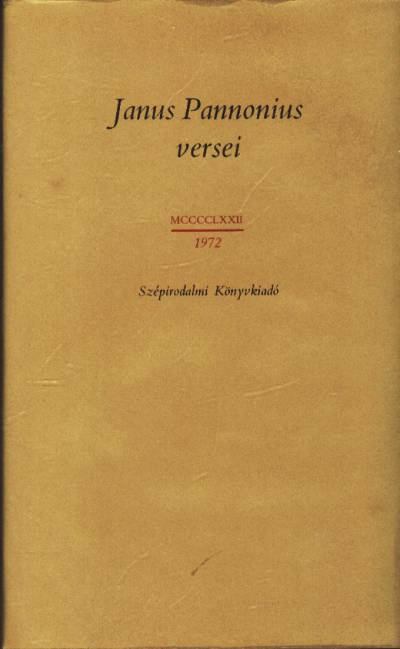JANUS PANNONIUS - Janus Pannonius versei [antikvár]