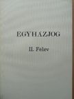 Dr. Cserpes Jenő - Egyházjog II. félév [antikvár]