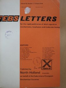 J.-M. Ghuysen - Febs Letters Volume 63, Number 1-2./Volume 64, Number 1-2. [antikvár]