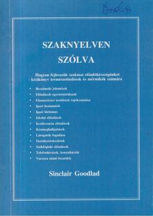 Sinclair Goodlad - Szaknyelven szólva [antikvár]