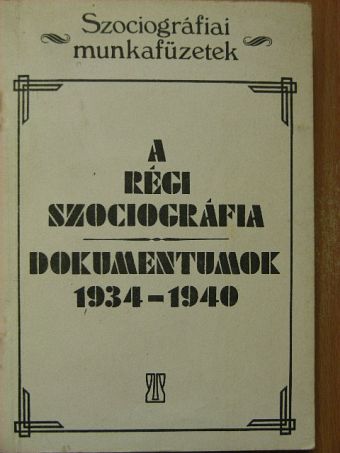 Bibó István - A régi szociográfia [antikvár]