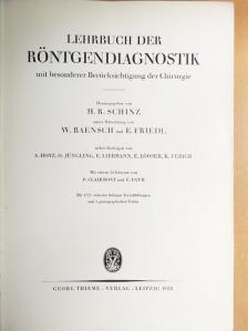Lehrbuch der Röntgendiagnostik [antikvár]