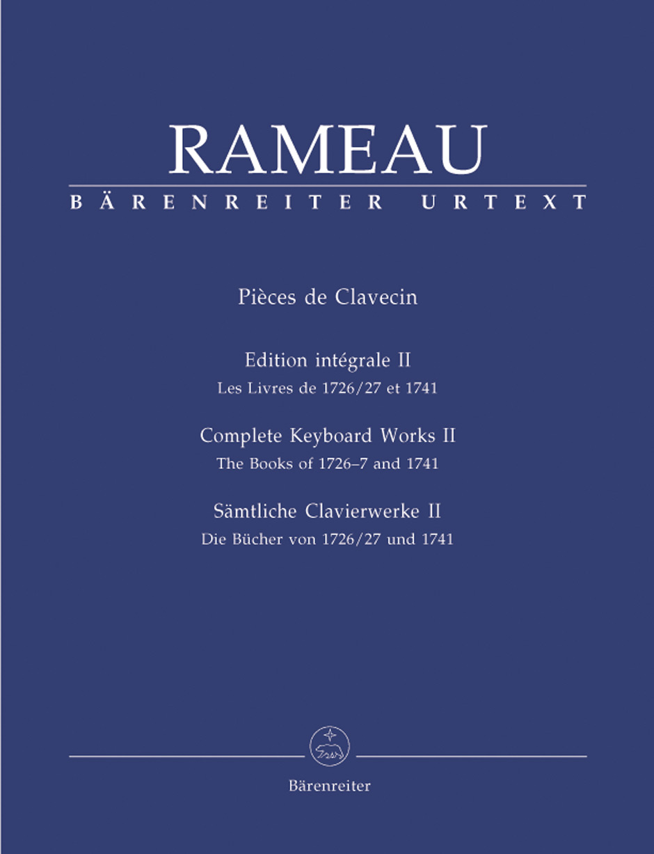 RAMEAU - PIECES DE CLAVECIN SAEMTLICHE CLAVIERWERKE II (S.RAMPE) URTEXT