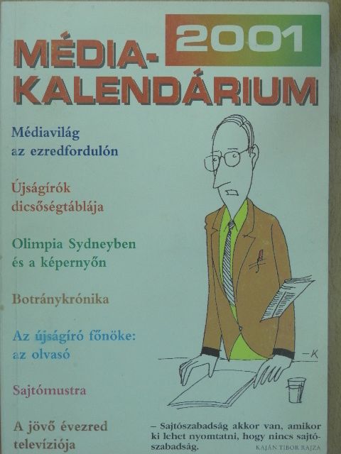 Médiakalendárium 2001 [antikvár]