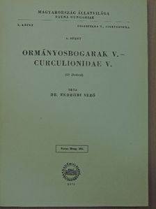Dr. Endrődi Sebő - Ormányosbogarak V. [antikvár]