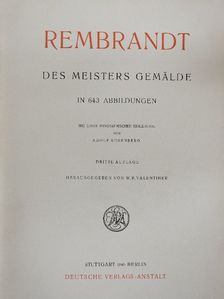 Adolf Rosenberg - Rembrandt [antikvár]