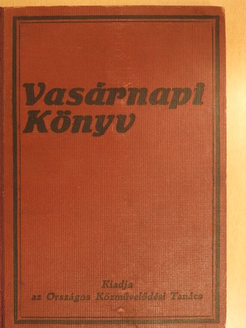 Vasárnapi Könyv 1924. január-december I-II. [antikvár]