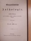 Ernst Meier - Morgenländische Anthologie (gótbetűs) [antikvár]