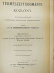 Dr. Lakits Ferencz - Természettudományi Közlöny 1897. január-december/Pótfüzetek a Természettudományi Közlönyhöz 1897. január-december [antikvár]