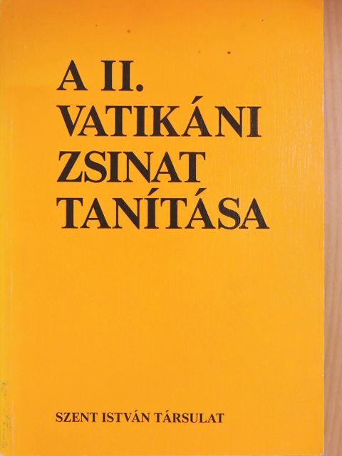 Dr. Bán Endre - A II. Vatikáni Zsinat tanítása [antikvár]