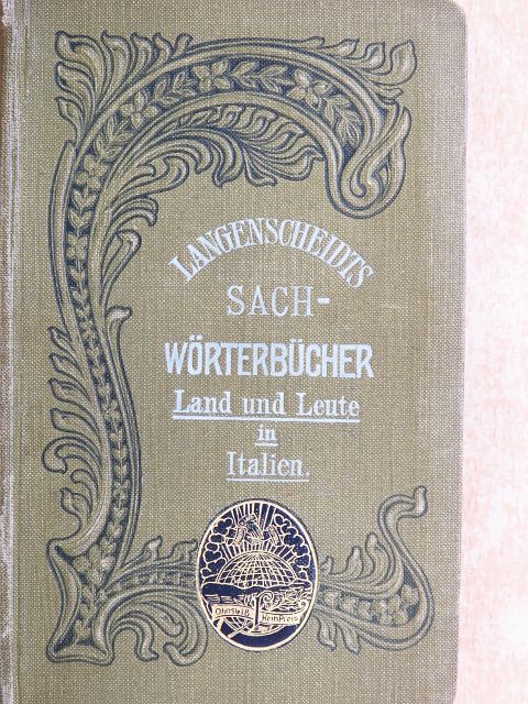 A. Sacerdote - Langenscheidts Sachwörterbücher (gótbetűs) [antikvár]