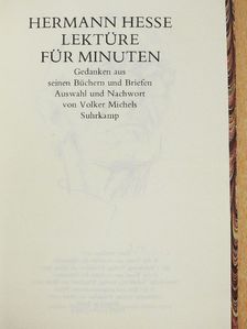Hermann Hesse - Lektüre für Minuten [antikvár]