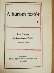 Dumas - A három testőr I-II. [antikvár]
