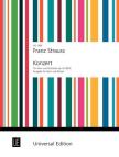 STRAUSS, FRANZ - HORN-KONZERT OP.8 (1865) AUSGABE FÜR HORN UND KLAVIER