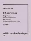WIENIAWSKI - 8 CAPRICCIOS KÉT HEGEDŰRE ÁTNÉZTE ÉS UJJRENDDEL ELLÁTTA HUBAY JENŐ