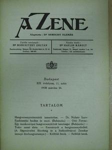 Dr. Molnár Imre - A Zene 1938. március 16. [antikvár]