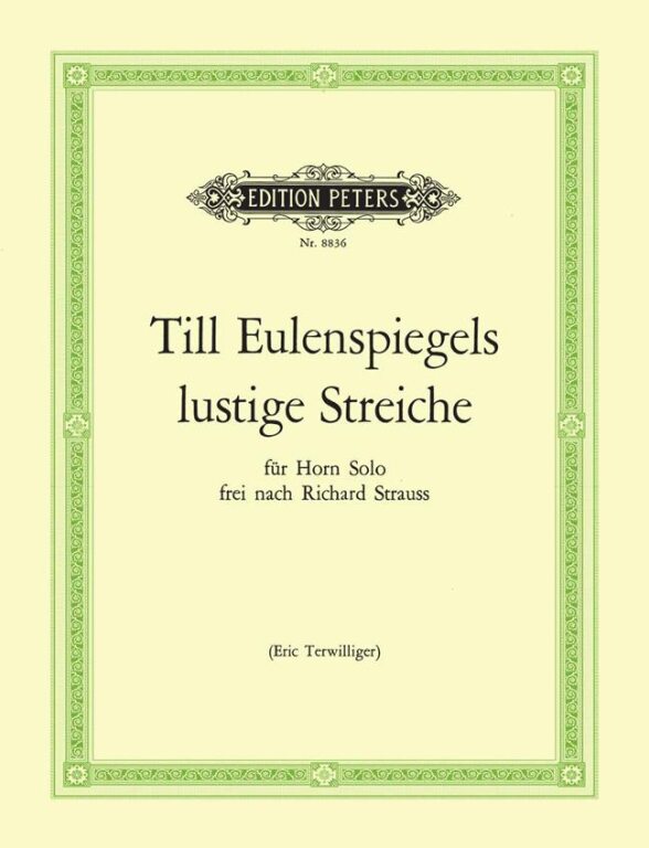 STRAUSS RICHARD - TILL EULENSPIEGELS LUSTIGE STREICHE FÜR HORN SOLO FREI NACH RICHARD STRAUSS