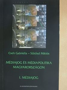 Cseh Gabriella - Médiajog és médiapolitika Magyarországon [antikvár]