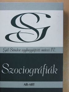 Gál Sándor - Szociográfiák [antikvár]