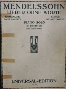 Felix Mendelssohn Bartholdy - Lieder Ohne Worte [antikvár]
